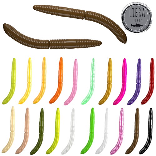Libra lures fatty worm mm - lures,