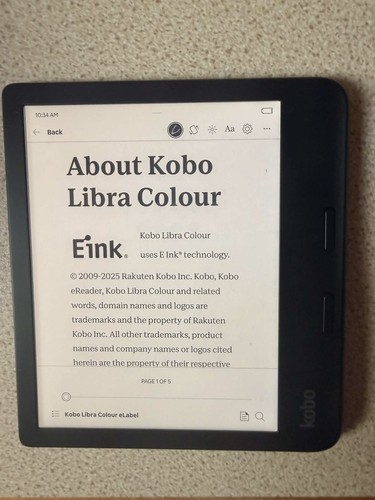 Kobo libra colour ereader - kobo,