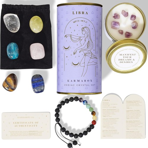 Libra zodiac crystal - crystal, kit