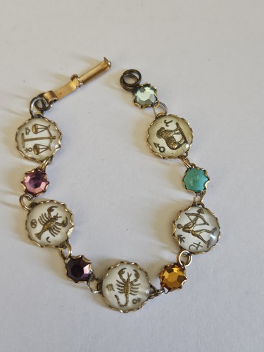 Bracciale vintage oroscopo - bracciale,
